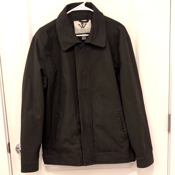 NWOT Grey Lightweight Military Cotton Jacket Casual Spring Lapel - Picture 1 of 4